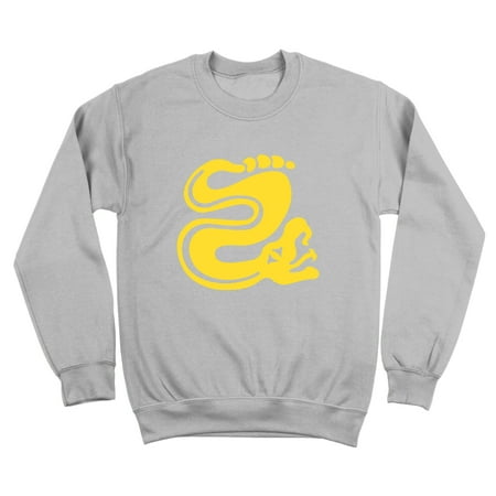 10 Ounce Crewneck Sweatshirt - Silver Snakes Team Costume Small Gray Crewneck Sweatshirt