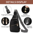 thumbnail image 4 of GAEKEAO Sling Bag for Women Vegan Leather Crossbody Bags Fanny Pack Chest Pack Small Backpack Travel Purse Shoulder Bag, 4 of 7