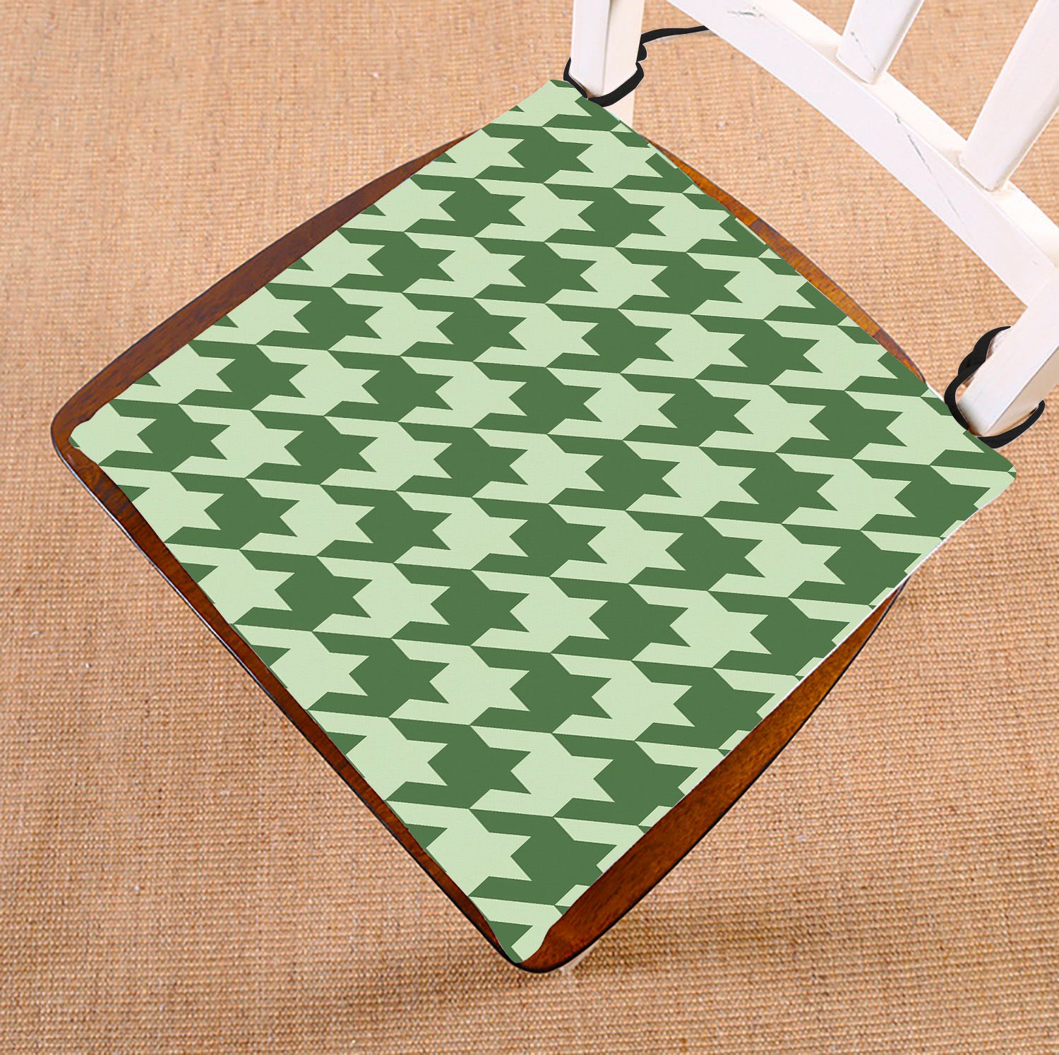ZKGK Houndstooth Pattern Seat Pad Seat Cushion Chair Cushion Floor