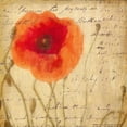 thumbnail image 2 of Greene, Taylor 12x12 White Modern Wood Framed Museum Art Print Titled - POPPY SCRIPT I, 2 of 4