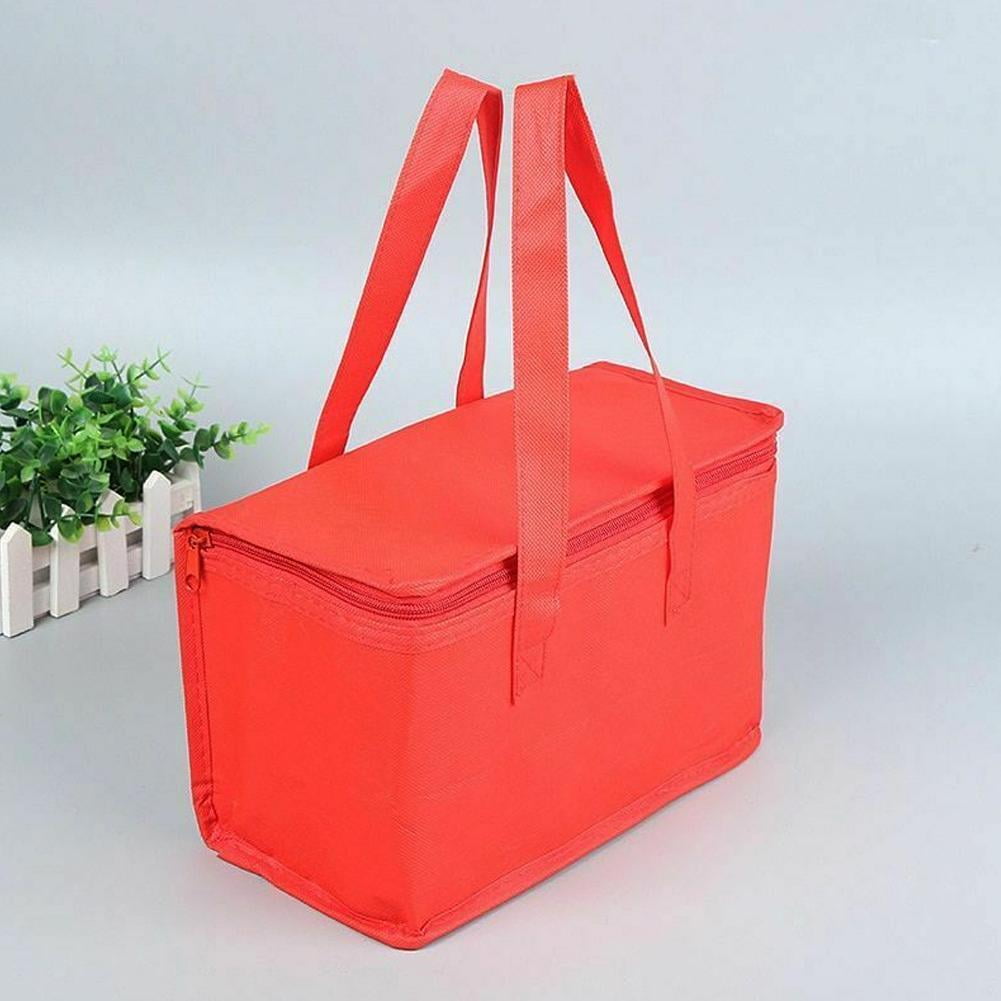 Portable Insulated Lunch Bag Picnic Ice Drink Food Delivery