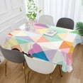thumbnail image 2 of Yayeee Tablecloths 54" x 72" Rectangle Wrinkle Resistant Party Table Cover, Abstract Geometric, 2 of 8