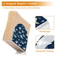 thumbnail image 4 of Sharks Leaves Napkin Holder for Table Clear Napkin Stand Paper Holder Acrylic Organizer Dispenser Napkins for Dinner Kitchen Restaurant Room, 4 of 8