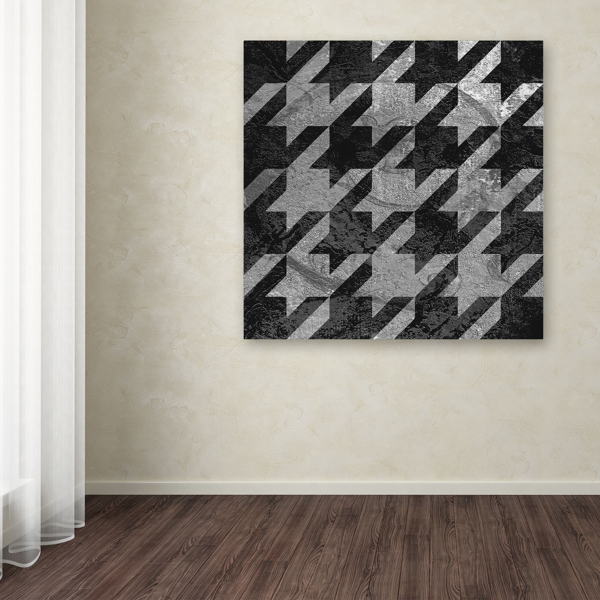 Trademark Fine Art "Houndstooth VI" Canvas Art by Color Bakery