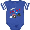 thumbnail image 3 of Inktastic Happy Fourth of July Monster Truck Boys or Girls Baby Bodysuit, 3 of 5