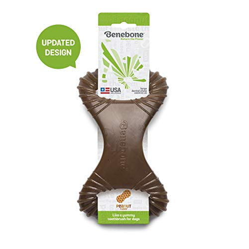 Benebone Dental Dog Chew Toy For Aggressive Chewers, Long Lasting, Made