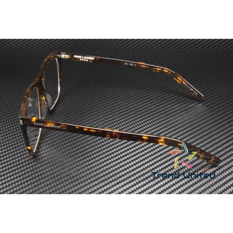 SAINT LAURENT SL 434 SLIM 004 Square Havana Brn Demo Lens 57 