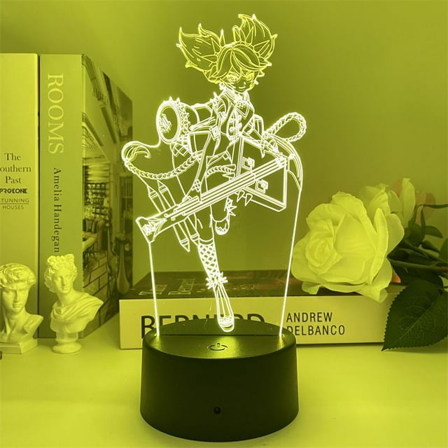 Luz nocturna LED 3D Plants vs Zombies Xinyans que cambia de color