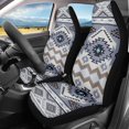 thumbnail image 2 of Renewold Car Seat Cover for Women Men, Non-Slip Front Bench Protection Breathable Auto Accessories Universal Fit Most Vehicles, Southwest American Tribal Blue Gray, 2 of 7