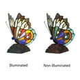 thumbnail image 4 of "RADIANCE Goods Tiffany-style 1 Light Butterfly Accent Table Lamp 9"" Tall", 4 of 5