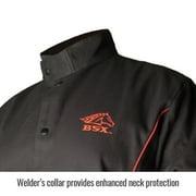 Black Stallion Welding Jacket 9Oz Black Fr Cotton 3X