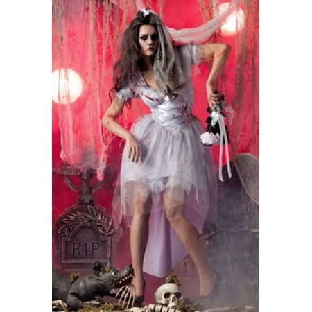 Raveware Zombie Bride PK181 Grey/White
