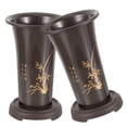thumbnail image 6 of 2 Sets Tall Slim Tree Plant Pots Orchid Flower Containers Planter, 6 of 8