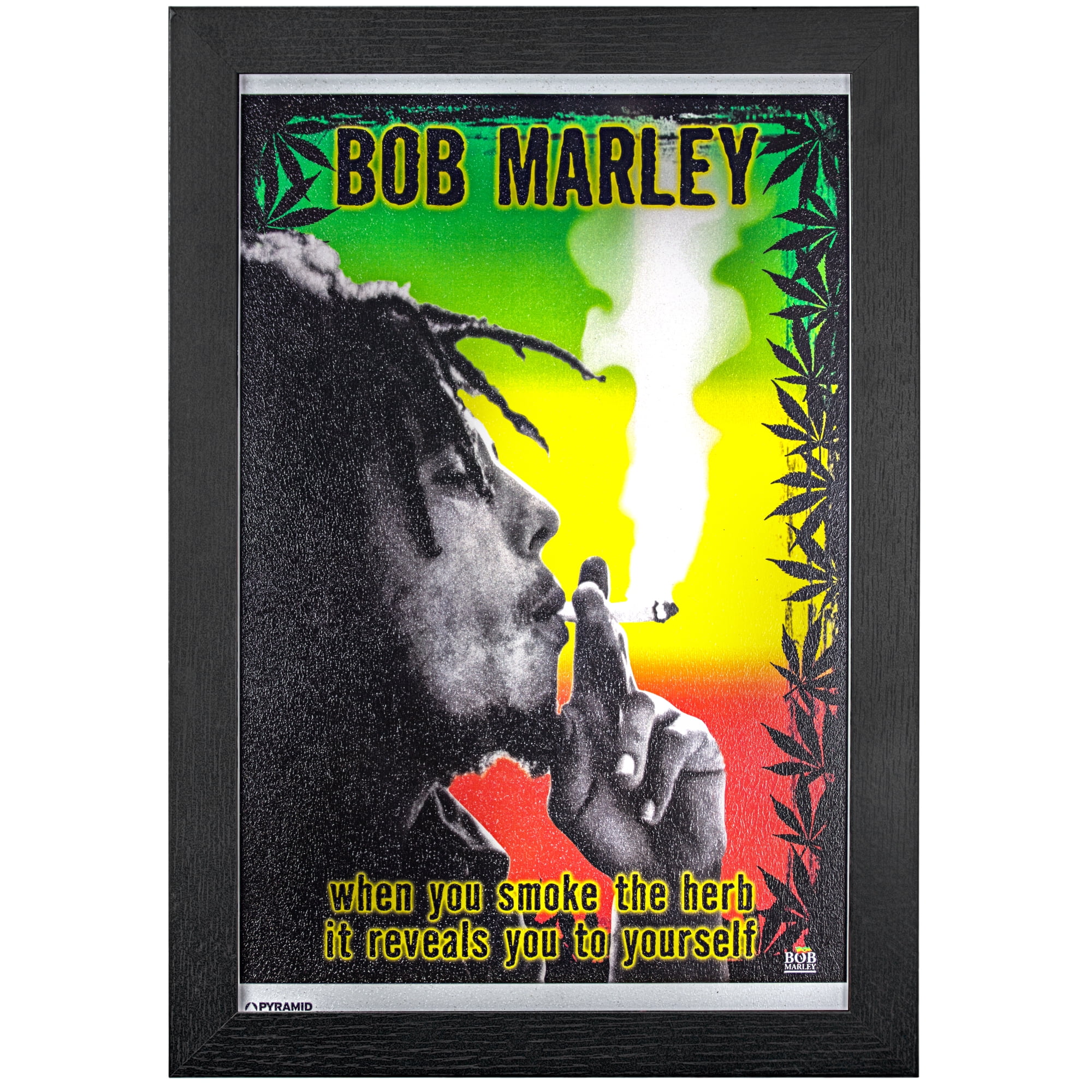 Bob Marley Smoke Like Marley Bumper Sticker 4.5" X 6" 