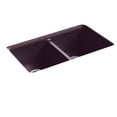 thumbnail image 1 of Kohler K-8679-5Ua3 Riverby 33" Undermount Double Basin Cast Iron Kitchen Sink - Black Plum, 1 of 7