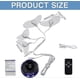 thumbnail image 2 of Electric Facial Massager, EMS Facial Massager, Face Massage Device, with Patch Pads EMS Stimulation Muscle Massager 8 Modes, for Facial Massage, Skin, 2 of 5