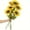 Yellow, variant on Viworld 6PCS Artificial Sunflower Flowers Long Stem Silk Fake Sunflowers Decoration for Outdoor Home Wedding Birthday Party Single Bulk Decor