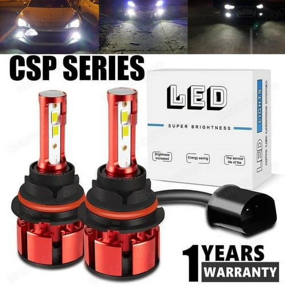 For 1995-2003 Ford Windstar 9007 LED Headlight Hi/Lo Bulbs 6000k
