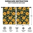 thumbnail image 2 of Blackout Kids Curtains,Sunflower Childrens Insulated Curtains Set Of 2,Bedroom Essentials,Toddler Room Decor 42x54in(106x137cm), 2 of 4
