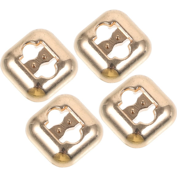 Worgeous  4 Pcs Shoe Decoration Charms Laces No Need to Tie Shoelace Buckle