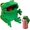 1pcs, variant on Frog Can Lid, 1Pcs Reusable Silicone Sealing Cap for Canned Drinks