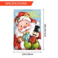 thumbnail image 3 of Christmas Garden Flags,Christmas Flags Gift Christmas House Flags 12x18 Inch Christmas Snowflake Flags for Christmas Garden Decor, 3 of 7