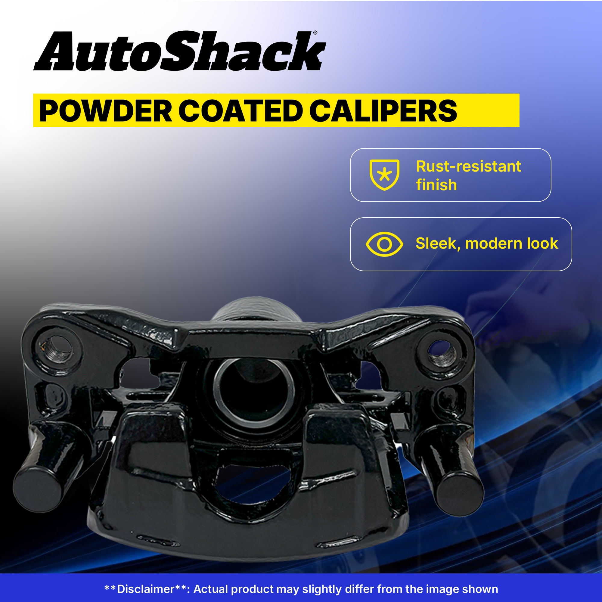 AutoShack Front & Rear Black Brake Calipers for Ram, Dodge & Chrysler, 1500 2011-2018 Ram 1500 2009-2010 Aspen 2007-2009 Durango 2007-2009, 4WD RWD V6 3.0L 3.6L 3.7L V8 4.7L 5.7L