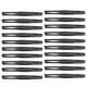 thumbnail image 4 of Pinzas de 20 piezas, herramientas manuales antiestáticas de fibra de carbono resistentes a altas temperaturas, 93308, 4 of 5