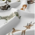 thumbnail image 4 of Sweet Jojo Designs Watercolor Woodland Forest Animals Boy Girl Gender Neutral Unisex Queen Size Sheet Set 4 Piece, 4 of 5