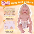 thumbnail image 2 of Juego de pañales BABESIDE Reborn Baby Doll de 17 a 24 pulgadas, 15 unidades, 2 of 7