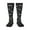 2 Black-1, variant on Golf Bags And Balls Pattern Women’s Knee High Crew Socks,Trouser Socks Comfortable, Breathable, Moisture-Wicking and Soft