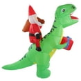 thumbnail image 1 of Linda y Divertida Decoración Inflable de Dinosaurio Navideño con Luces LED Incorporadas Decoraciones Navideñas para Fiestas Accesorios de Escenario Oficina Decoración ANGGREK Otros, 1 of 8