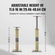 thumbnail image 4 of 4-Pack Adjustable Floor Jacks, 11.6"-16" Height, 2500 lbs Capacity, Galvanized Steel Temporary Support Beam, 4 of 5