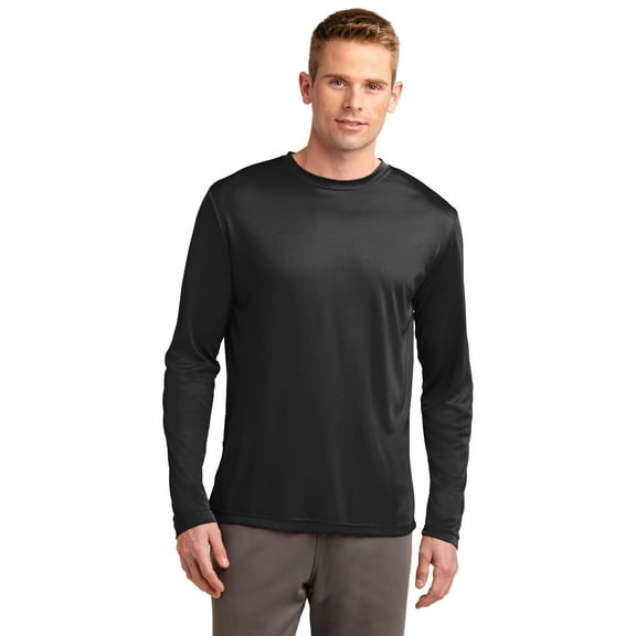 Sport-Tek Long Sleeve PosiCharge Competitor Tee-4XL (Black)