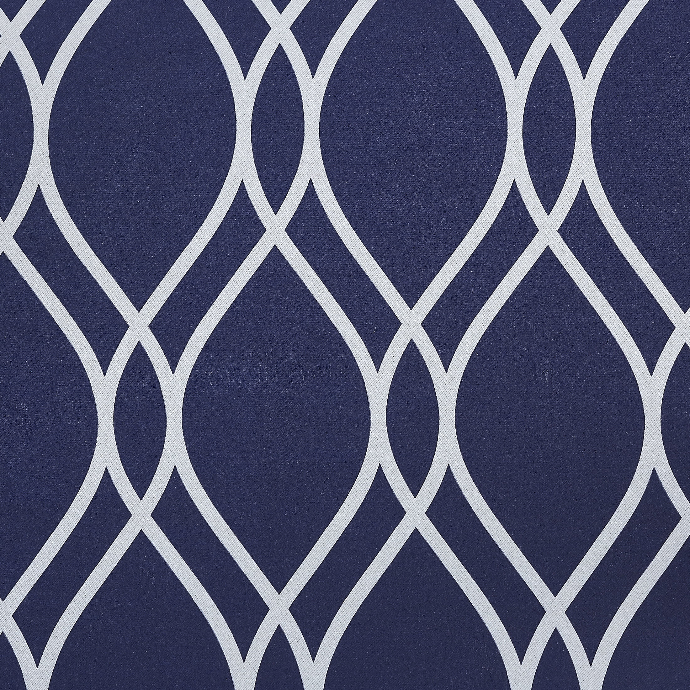 VCNY Home Trevor Ogee Grommet Light-Filtering Curtain Panel Pair, Blue, 38" x 84"