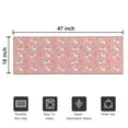 thumbnail image 5 of Pink Cartoon Unicorn Rainbow Donut Ice Cream Door Rugs,Washable Non Slip Door Mats Indoor,Decorative Door Mats,Entry Mat Indoor for Entrance,Bedroom,Kitchen,Bathroom,16"x47", 5 of 6