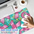 thumbnail image 4 of Long Mouse Pads for Desk,Breast Cancer Desk Mats on Top Of Desks, Desk Mouse Pad Extra Large with 3mm Non-Slip Base and Stitched Edge for Gaming,Office,Work,Home 31.5x11.8in, 4 of 5