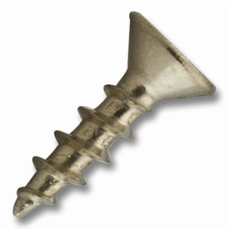 #6 x 5/8 in. Polished Brass Philips Flat Head Coarse Thread 1000 Per Box