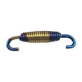 thumbnail image 4 of koolsoo 3x Tuyau d'Échappement pour Moto Accessoire Ressort Acier Inoxydable 304 58mm Bleu Doré, 4 of 9