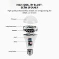 thumbnail image 4 of DeeCozy TWS Bluetooth Ampoule AC 5-265V Smart Led Ampoule avec Télécommande Couleur Changeante Ampoule Haut-Parleur Sans Fil Lecteur de Musique Ampoule Application de Contrôle pour Tablette Téléphone Intelligent, 4 of 8