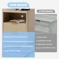 thumbnail image 3 of Gaderth Fluted Nightstand with Charging Station, Bedside Table with Drawers and Open Storage Space, Modern End Table Night Stand for Bedroom, Living Room Sofa, 3 of 10