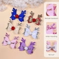 thumbnail image 3 of Pinzas para el pelo con lazo, horquillas para niñas con purpurina, pasadores para el pelo, accesorios bonitos para el cabello para vacaciones, el mejor regalo para niños, 6 uds., 3 of 5