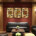 thumbnail image 2 of Retro Playing Card Wall Art Poker Wall Art Canvas Prints Joker Jack Queen King Room Art Painting Vintage Poker Posters Game Room Poker Artwork for Living Room Bedroom Bar Decor, 2 of 6