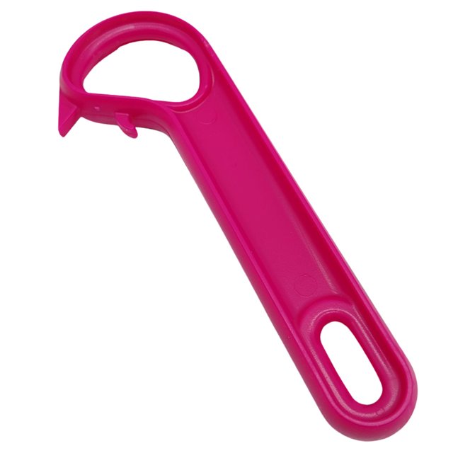 Manual de abrelatas con anillo de fácil apertura para personas mayores con manos débiles (púrpura)