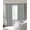 Brown, variant on Gray Wood Grain Blackout Curtains for Bedroom/Living Room, Thermal Insulated Kitchen Curtains, Retro Minimalist Geometric Art Grommet Darkening Window Treatment Drapes 27.5"x39"x2