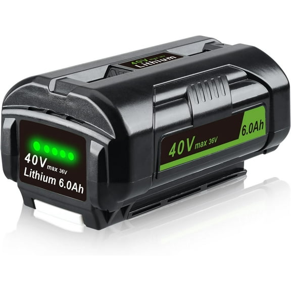 VANTTECH OP4040 40V 6.0Ah Lithium-ion Battery Replacement for  40V Battery OP4040 OP4050A OP4026 OP40201 OP40261 OP4030 OP40301OP4050 OP40601 mit LED Indicator