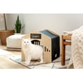 thumbnail image 6 of Harry Barker Wooden Pet House, Cat Cube, Brown, 6 of 7