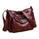 thumbnail image 2 of Bolso de hombro para mujer, de piel sintética, tipo bandolera, elegante, tipo cartera Rojo, 2 of 9