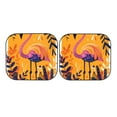 thumbnail image 7 of Fotbe Vibrant Flamingo Illustration 2-Piece Car Windshield Sun Shade | Sun Blocker for Car Windshield | Foldable Automotive Interior Accessories for Sun Protection-Medium, 7 of 7