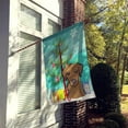 thumbnail image 2 of Christmas Tree and Chocolate Labrador Flag Canvas House Size BB1606CHF, 2 of 4